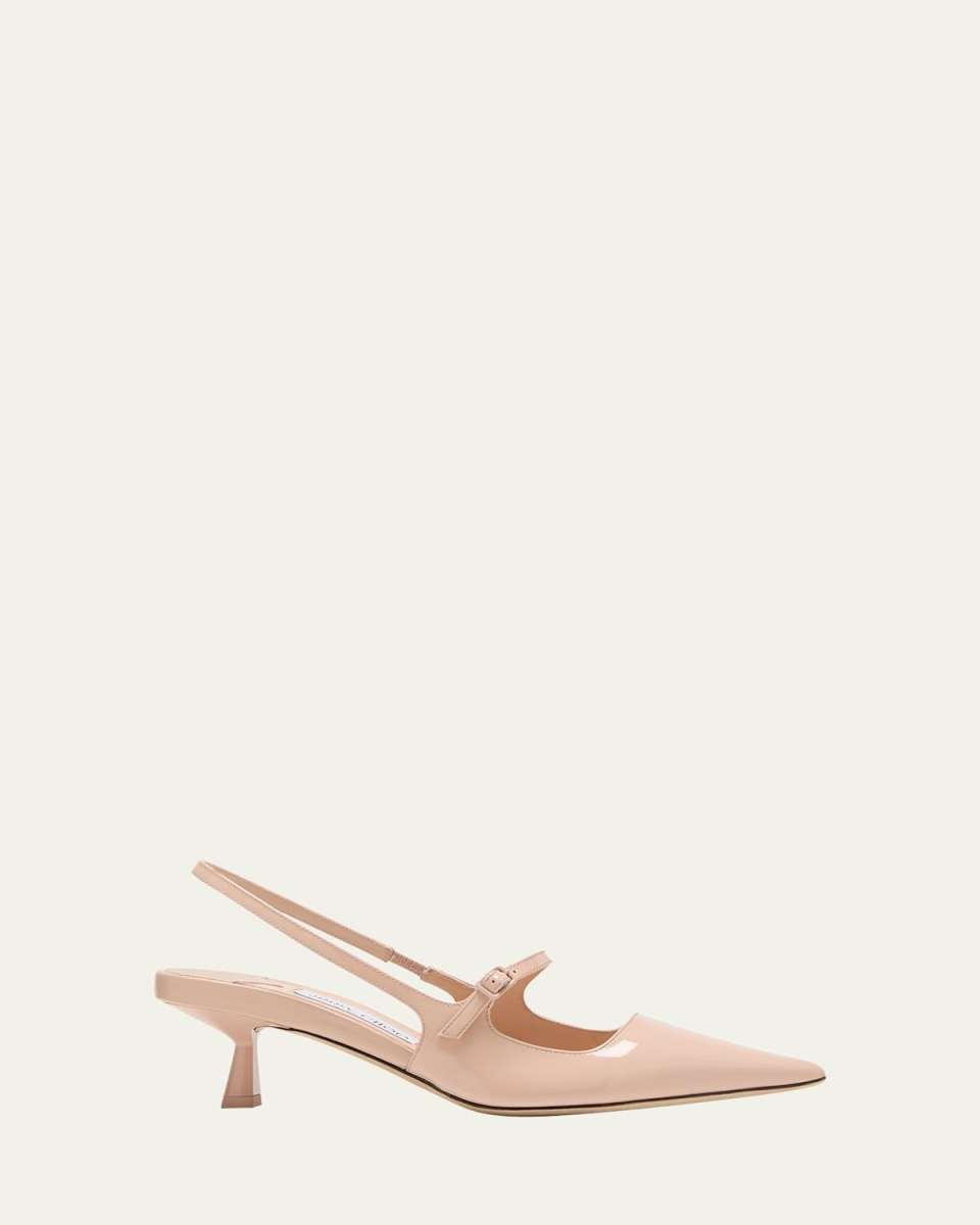 Didi Leather Mary Jane Slingback Pumps